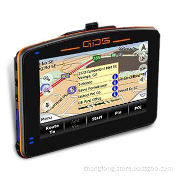 4.3-inch GPS Navigation, Supports Bluetooth, FM Transmitter and AV-in